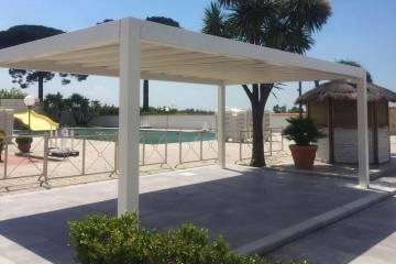 Gazebo Flat Small con telo oscurante