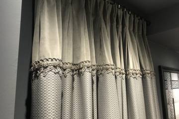 Tenda con frangia collezione Marquise Houles