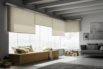 Tende a rullo sovrapposte consecutive con fascia TAO