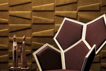 Rivestimento in pelle Studio Art Watersuede_piano_bombato